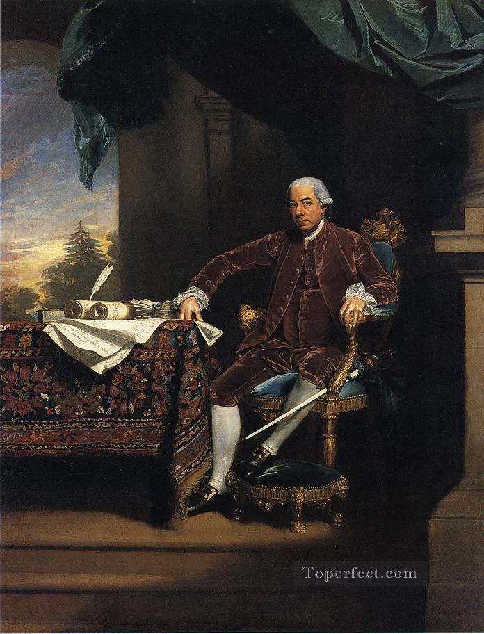 ヘンリー・ローレンスの植民地時代のニューイングランドの肖像画 ジョン・シングルトン・コプリー油絵